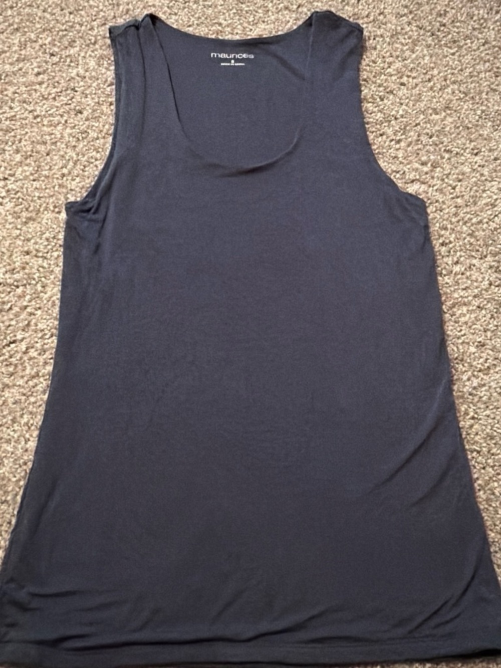 Maurices Blue Scoop Neck Tank
